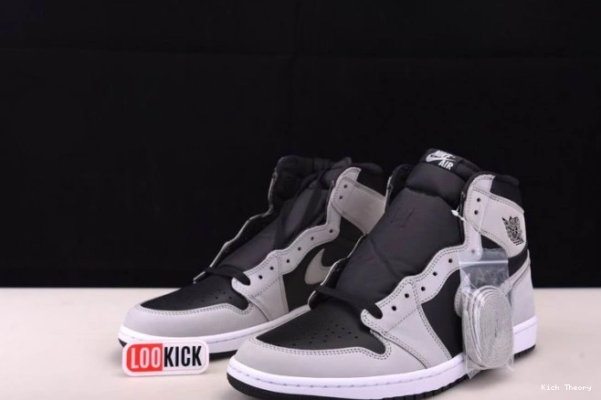 Kick Theory Retro Air White Grey 1 Light High 555088-035 Smoke Black Jordan 0814